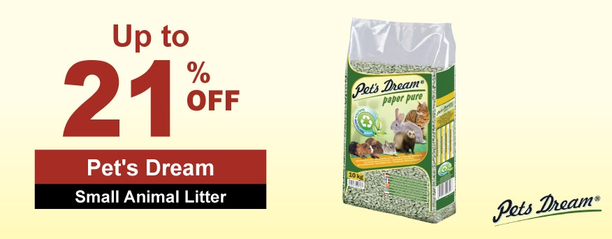 Pet's Dream Small Animal Litter Promotion